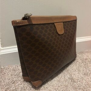 Celine Brown Monogram Clutch